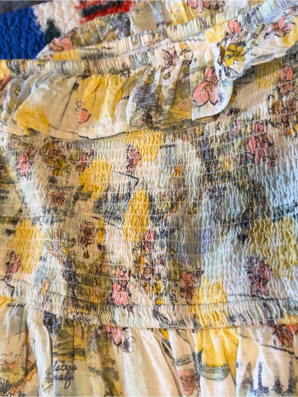 Arizona Jean Company Yellow Floral Maxi Dress - Picture 4 of 8